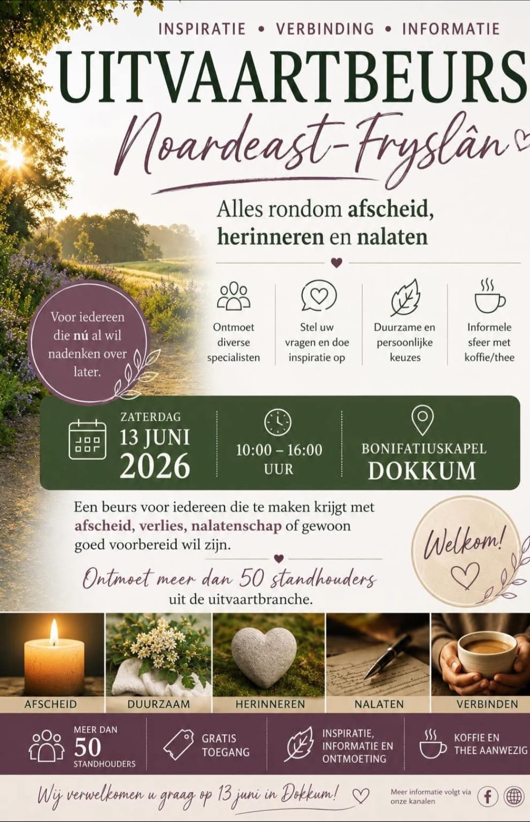 Uitvaartbeurs Noardeast-Fryslân 2026 Uitvaartbeurs Noardeast-Fryslân 2026